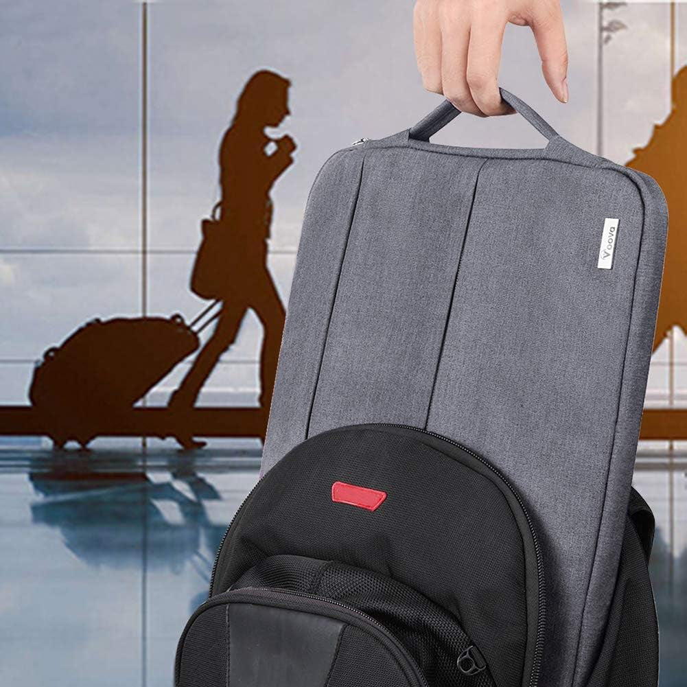 Sleek & Stylish Slim Laptop Sleeve for 11-12 Inch Devices - Perfect Fit for MacBook Air, Surface Pro, HP, Acer, Asus, & Samsung Chromebook - Grey