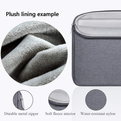 Sleek & Stylish Slim Laptop Sleeve for 11-12 Inch Devices - Perfect Fit for MacBook Air, Surface Pro, HP, Acer, Asus, & Samsung Chromebook - Grey
